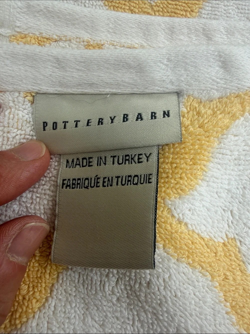 Pottery barn hand towels